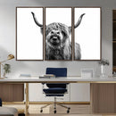 Fanny Scottish Highland Cow Cattle Art Print Farmhouse Wall