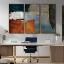Modern Abstract Canvas Art Canvas Print - Framed and Ready