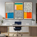 Canvas Print Wall Art Abstract Illustrs Art Boho, Framed