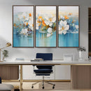 Abstract Flower Wall Art Canvas Print