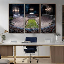 Penn Stadium Football Wall Art Canvas Print, Pennsylvania