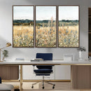 Wildflower Field Wall Art Canvas | Nature-Inspired Landscape