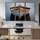 Stunning Vintage Boat Canvas Print | Nautical Wall