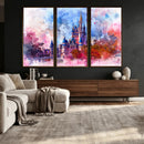 Disney Wall Art: Dreamy Watercolor Cinderella Castle Canvas by MyGreatCanvas | Canvas Wall Art Prints | Photo Prints & Wall Decor