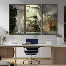 Pirate Ship War Wall Art Canvas Print by MyGreatCanvas | Canvas Wall Art Prints | Photo Prints & Wall Decor