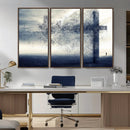 Jesus and the Fading Cross Wall Art Print – Symbol of Faith, by MyGreatCanvas | Canvas Wall Art Prints | Photo Prints & Wall Decor