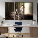 Jesus Canvas Wall Art - Jesus Running After Lost Lamb, by MyGreatCanvas | Canvas Wall Art Prints | Photo Prints & Wall Decor