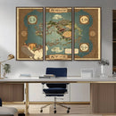 Avatar Wall Art: The Last Airbender Vintage Map - Wall Art