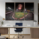 Fireworks at Angel Stadium – Los Angeles Angels Canvas