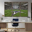 Dallas Cowboys Football Team Print - Arlington AT&T Stadium by MyGreatCanvas | Canvas Wall Art Prints | Photo Prints & Wall Decor
