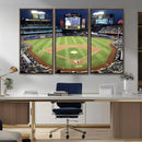 Citi Field Wall Art Print | 3-Panel New York Mets Baseball