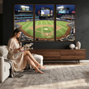 Citi Field Wall Art Print | 3-Panel New York Mets Baseball