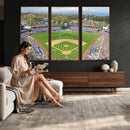 Citi Field Wall Art Print | 3-Panel New York Mets Baseball