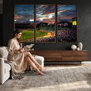 Fenway Park Wall Art Canvas Print | Large Baseball Stadium