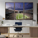New England Patriots Football Team Print - Foxborough by MyGreatCanvas | Canvas Wall Art Prints | Photo Prints & Wall Decor