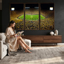 Stadium in Michigan Wall Art Canvas Print, Framed American