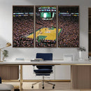 TD Garden Basketball Canvas Wall Art - Boston Celtics Live by MyGreatCanvas | Canvas Wall Art Prints | Photo Prints & Wall Decor