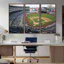 New York Yankees Baseball Team Print - Yankee Stadium Wall