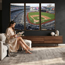 New York Yankees Baseball Team Print - Yankee Stadium Wall