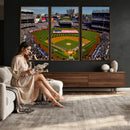 Yankee Stadium New York Wall Art Print | 3-Panel Canvas
