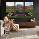 Football Stadium Wall Art – Framed Sports Field Canvas