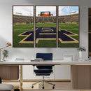 Notre Dame Stadium Giclee Canvas Print | Triptych Wall Art