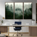 Misty Forest Wall Art – Tranquil Green Woodland Canvas by MyGreatCanvas | Canvas Wall Art Prints | Photo Prints & Wall Decor