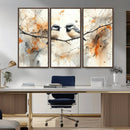 Beautiful Birds Wall Art – Framed Watercolor Branch Canvas by MyGreatCanvas | Canvas Wall Art Prints | Photo Prints & Wall Decor