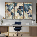 World Map Canvas Print – Framed Wall Art for Couples, by MyGreatCanvas | Canvas Wall Art Prints | Photo Prints & Wall Decor