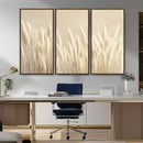 Grass Wall Art Print - Elegant Neutral Decor for Living