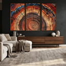 Abstract Tree Ring Art, Colorful Tree Ring Wall Decor, by MyGreatCanvas | Canvas Wall Art Prints | Photo Prints & Wall Decor