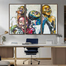 Shai Yossef Style Canvas Art - Joyful African Black Kids