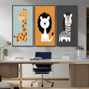 Boho Jungle Animal Nursery Wall Art Prints – Safari Decor