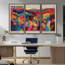 Yayoi Kusama Wall Art Canvas Print, Abstract Art, Large