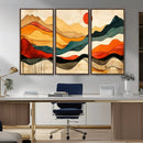 Abstract Mountain Wall Art – Framed Colorful Landscape by MyGreatCanvas | Canvas Wall Art Prints | Photo Prints & Wall Decor