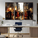Abstract Jazz Art Wall Art Canvas Print – Colorful Musical