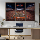 Texas Stadium Night Game Wall Art Canvas Print – Vibrant