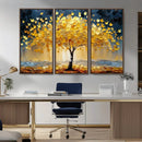 Golden Tree Wall Art – Framed Autumn Leaves Canvas Artwork, by MyGreatCanvas | Canvas Wall Art Prints | Photo Prints & Wall Decor