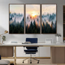 Abstract Forest Wall Art - Serene Nature Canvas Print with by MyGreatCanvas | Canvas Wall Art Prints | Photo Prints & Wall Decor