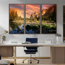 Yosemite Valley Wall Art, El Capitan Sunset Canvas Print, by MyGreatCanvas | Canvas Wall Art Prints | Photo Prints & Wall Decor