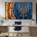 Abstract Tree Rings Wall Art Canvas Print – Modern Wood by MyGreatCanvas | Canvas Wall Art Prints | Photo Prints & Wall Decor