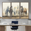 Wild Horses Wall Art Canvas Print, Framed Running Horses Art by MyGreatCanvas | Canvas Wall Art Prints | Photo Prints & Wall Decor