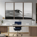 Black Wave Wall Art Canvas Print – Framed Abstract Surf by MyGreatCanvas | Canvas Wall Art Prints | Photo Prints & Wall Decor