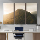 Mountain Wall Art – Framed Sunset Landscape Canvas Artwork, by MyGreatCanvas | Canvas Wall Art Prints | Photo Prints & Wall Decor