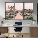 Joshua Tree Wall Art Canvas Print – Framed Desert Road Scene by MyGreatCanvas | Canvas Wall Art Prints | Photo Prints & Wall Decor