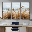Beach Grass Wall Art – Framed Coastal Dunes Canvas Artwork, by MyGreatCanvas | Canvas Wall Art Prints | Photo Prints & Wall Decor