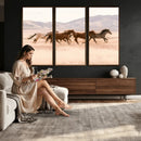 Wild Horse Wall Art Canvas Print – Framed Rustic Western Art by MyGreatCanvas | Canvas Wall Art Prints | Photo Prints & Wall Decor