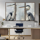 Bird Canvas Decor Wall Art Canvas Print – Framed Coastal