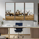 Elk Herd Wall Art Canvas Print – Framed Wildlife Photography by MyGreatCanvas | Canvas Wall Art Prints | Photo Prints & Wall Decor