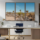 Joshua Tree Wall Art Canvas Print – Framed Desert Landscape